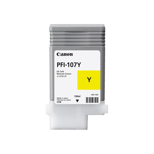 [FAICAV6708B001AA] TANQUE DE TINTA CANON PFI-107 AMARILLO, 130ML.