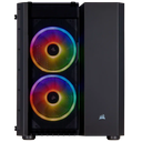 CASE MINI TOWER CORSAIR CRYSTAL 280X RGB BLACK, S/ FUENTE, VIDRIO TEMPLADO, MINI-ITX | MICROATX.