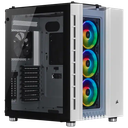 CASE CORSAIR 680X WHITE RGB, ATX/EATX/M-ATX/M-ITX, S/ FUENTE, VIDRIO TEMPLADO, 4 FAN-120 RGB.