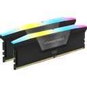 DDR5, 5600MHZ 32GB 2X16GB DIMM, UNBUFFERED, 40-40-40-77, XMP 3.0, VENGEANCE RGB DDR5 BLACK HEATSPREA