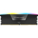 DDR5, 6200MHZ 32GB 2X16GB DIMM, UNBUFFERED, 36-39-39-76, STD PMIC, XMP 3.0, VENGEANCE RGB DDR5 BLACK