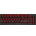 TECLADO GAMING CORSAIR K60 PRO, LED ROJO, SWITCHES CHERRY MV, USB, NEGRO, PC O MAC.