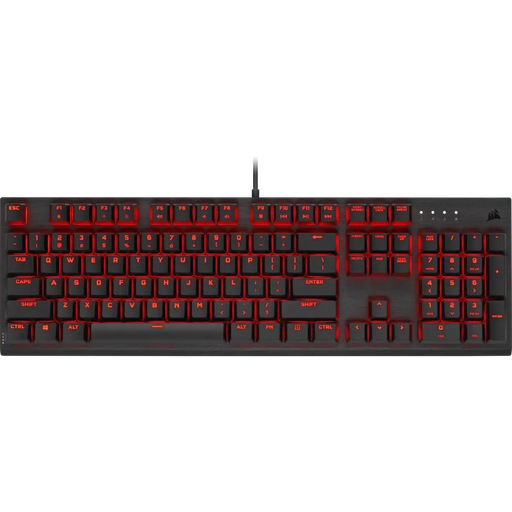 [COACRVCH-910D029-SP] TECLADO GAMING CORSAIR K60 PRO, LED ROJO, SWITCHES CHERRY MV, USB, NEGRO, PC O MAC.