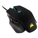 MOUSE GAMING CORSAIR M65 RGB ELITE BLACK, 18 000 DPI, 9 BTN PROGRAMABLE, NEGRO, USB.