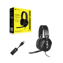 CORSAIR HS55 SURROUND GAMING HEADSET, CARBON