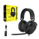 CORSAIR HS65 SURROUND GAMING HEADSET, CARBON