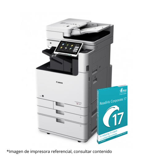 [MLGCAV3825C004AA] MULTIFUNCIONAL LASER IR ADV DX C5860I COLOR A3 CANON + CAB + INNER + IRIS