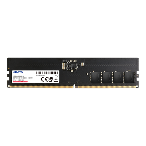 [COAADVAD5U48008G-S] ADATA MEMORIA UDIMM DDR5 4800MHZ 8GB (PC)
