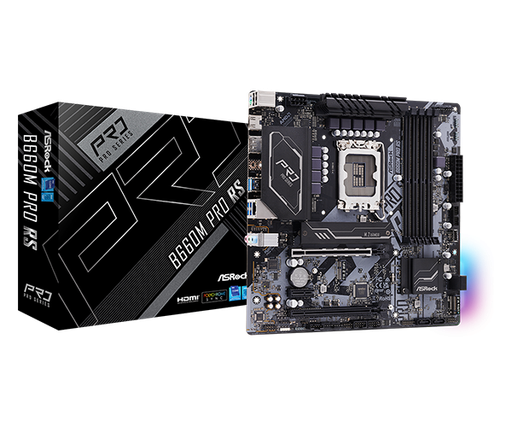 [COAARV90-MXBGW0-A0UAYZ] PLACA ASROCK B660M PRO RS, LGA 1700, 4 DIMM DDR4.