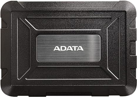 [COAADVAED600-U31-CBK] CASE USB - CARCASA HDD - ADATA - ED600 - HDD/SSD 2.5 - CAJA EXTERNA ANTIGOLPES