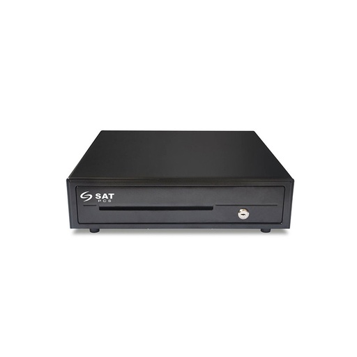 [CMEISVSAT_119X] GAVETA DE DINERO SAT 119X NEGRO, RJ11, 5BILLETE, 8 MONEDAS.