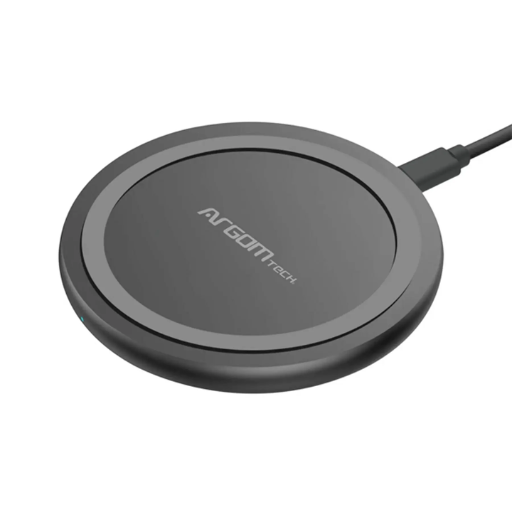 [CEAAGVARG-AC-0130BK] CARGADOR INALÁMBRICO CARGA RAPIDA ARGOMTECH