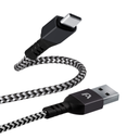 CABLE TRENZADO DE NYLON TIPO C A USB 2.0  ARGOMTECH