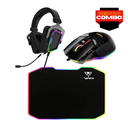 COMBO AURICULAR GAMING PATRIOT VIPER V380 + MOUSE GAMING PATRIOT VIPER V570 BLACKOUT + PAD MOUSE XXL