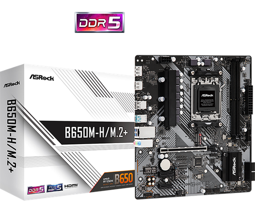 [COAARV90-MXBMS0-A0UAYZ] PLACA ASROCK B650M-H/M.2+, AM5 AMD, DDR5.