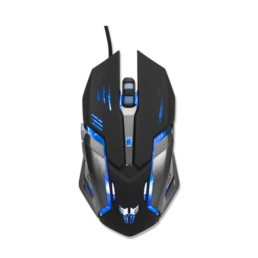 [COAAGVARG-MS-2040BK] RATON PARA JUEGO COMBAT MS40 USB 6 BOTONES- NEGRO  ARGOMTECH