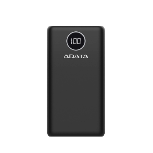[COAADVAP20000QCD-DGT-CBK] BATERIA PORTATIL - POWER BANK - ADATA -  P20000QCD NEGRO   - 20000 MHA - ENTRADA TIPO C