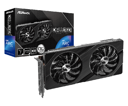 [COAARV90-GA4VZZ-00UANF] TARJETA GRAFICA ASROCK INTEL ARC A770 CHALLENGER 16GB OC, GDDR6, 256 BIT, PCIE 4.0 .