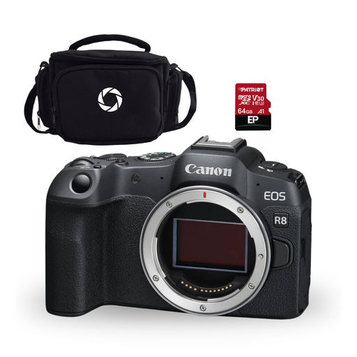 [FOGCAV5803C002AAR8C97] CAMARA MIRRORLESS CANON EOS R8 BODY+ESTUCHE+MEMORIA (COMBO  97)